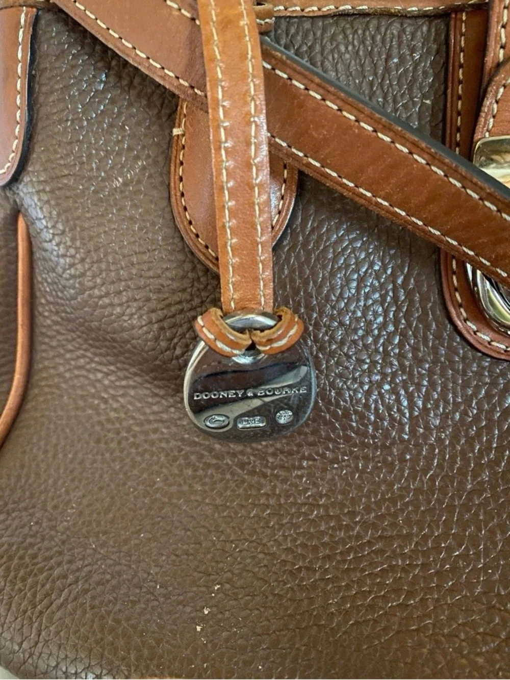 Dooney & Bourke Archives - Pebble Leather Tucklock Tote Bag Large